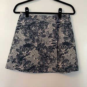 Abercrombie floral mini skirt